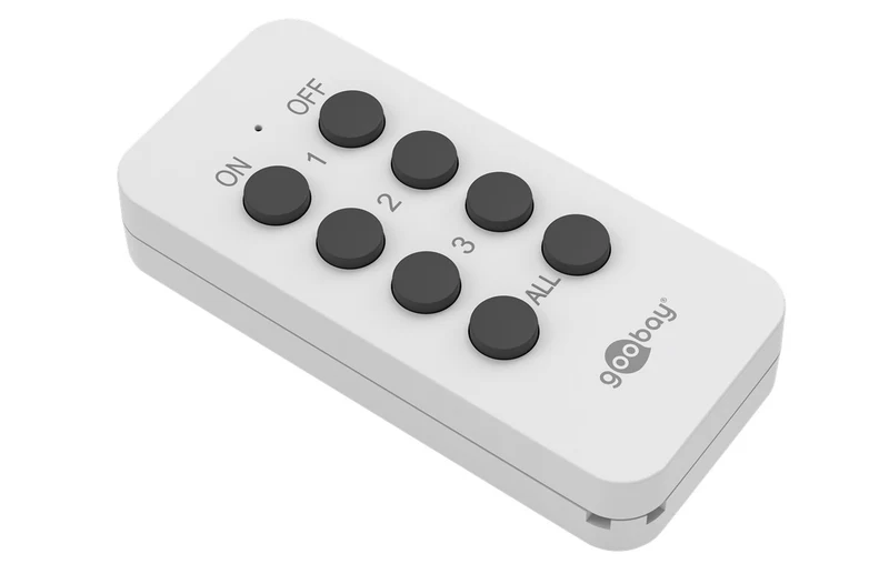 Goobay Funksteckdosen-Set 3+1 - 3x Schutzkontakt-Steckdose und 1x Fernbedienung