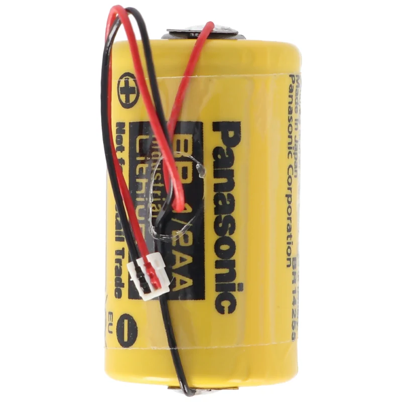 Panasonic Lithium Batterie 3 Volt passend für Winkhaus blueCompact Schließsystem 3 Volt Batterie mit Kabel und Stecker