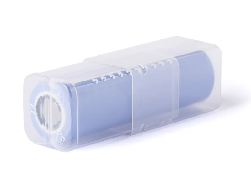 AccuCell Flexible Aufbewahrungsbox für 1 Stück Akku 21700, 20700, 18650, 18500