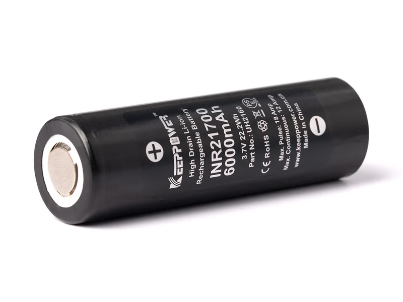 Keeppower INR21700 6000mAh 3,7V Li-ion Akku 12A (konstant)