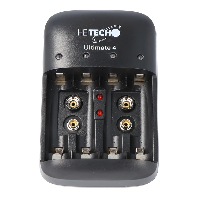 Heitech Stecker-schnell-Ladegerät Ultimate 4 mit Einzelschacht-Überwachung, Erhaltungsladung und Akku-Defekt-Erkennung
