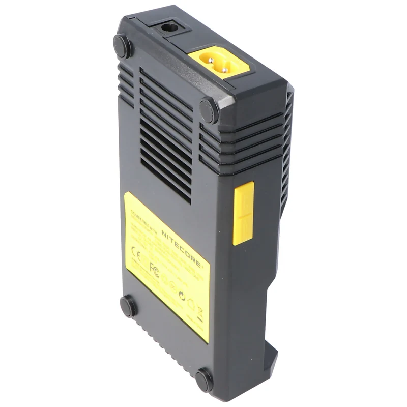 NiteCore Ladegerät Digicharger D2 mit Display für AAA, AA, C, D2EU- EU-Version NC-D2EU