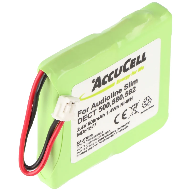 AccuCell Akku passend für MEDION MD82877 Akku 5M702BMX Telekom Sinus A201, Switel DFT 81171