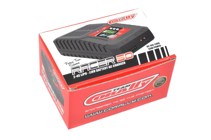 Team Corally Racer 50 AC-Ladegerät 2-4S Li-Po 50W
