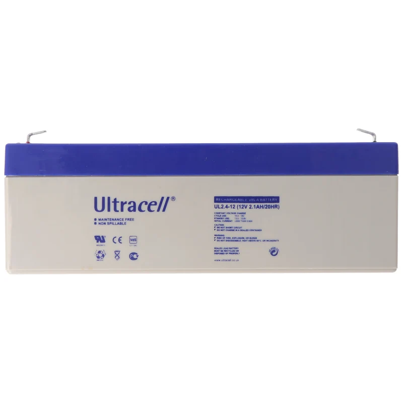 Ultracell UL2.4-12 Blei-Akku 12 Volt 2,1 Ah, Faston 187, 4,8mm