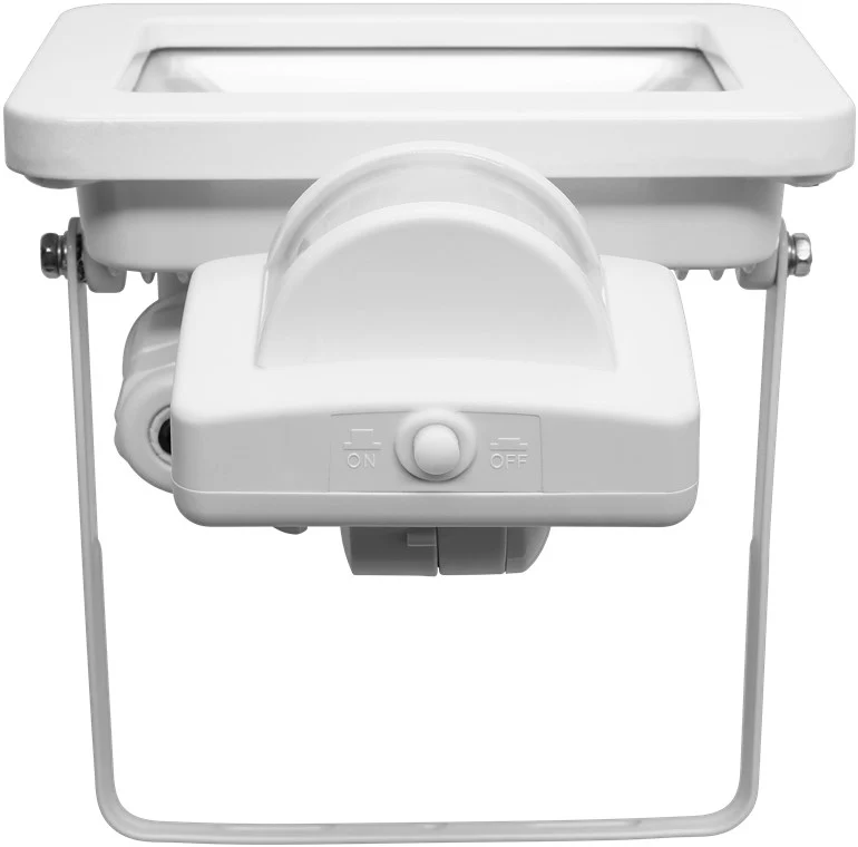 Goobay LED-Außenstrahler, 50 W, mit Bewegungsmelder - mit 4250 lm, neutralweißem Licht (4000 K), PIR-Sensor mit ON-/OFF-Funktion und M16-Kabelverschraubung, für den Außeneinsatz geeignet (IP44)