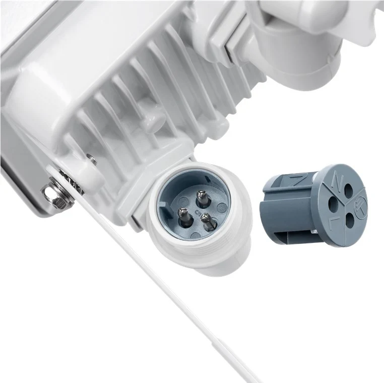 Goobay LED-Außenstrahler, 50 W, mit Bewegungsmelder - mit 4250 lm, neutralweißem Licht (4000 K), PIR-Sensor mit ON-/OFF-Funktion und M16-Kabelverschraubung, für den Außeneinsatz geeignet (IP44)
