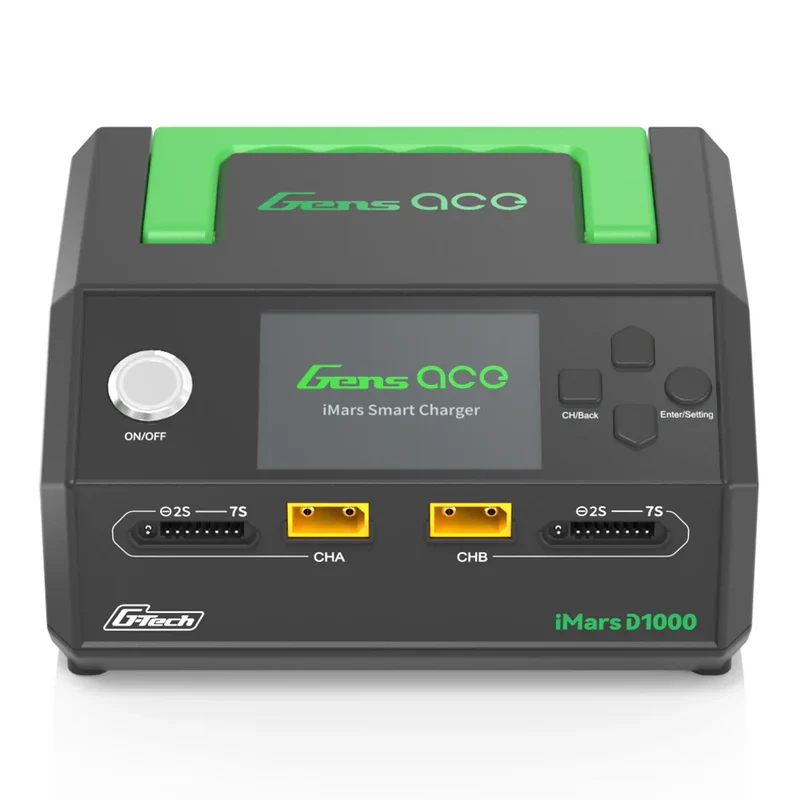 Gens Ace iMars D1000 Smart-Ladegerät | Zweikanal | AC 1000 W | G-Tech