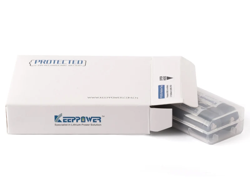 Keeppower 18650 - 3200mAh, 3,6V - 3,7V Li-Ion-Akku PCB geschützt Flacher Pluspol