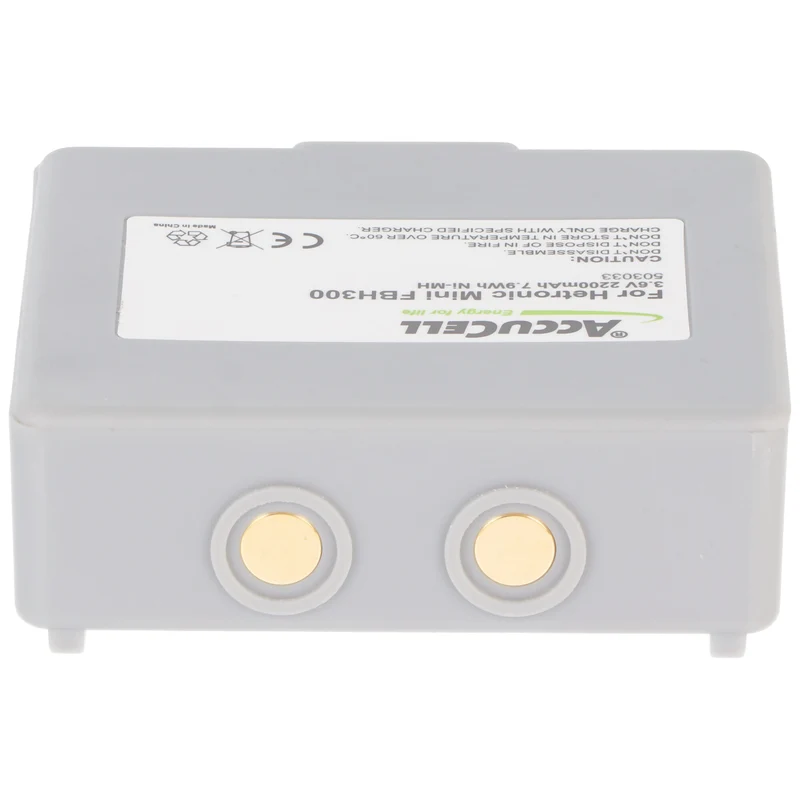 AccuCell Akku passend für Hetronic NM13HA Akku 68300990, 68300600, 68300950, FBH300, RHE3620KG 3,6 Volt 2000-2200mAh