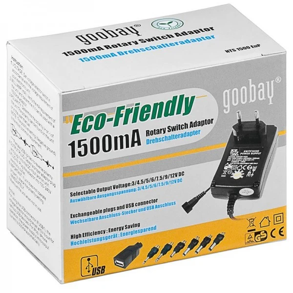 AccuCell Universal Stabilisiertes Schaltnetzteil mit max. 1500mA