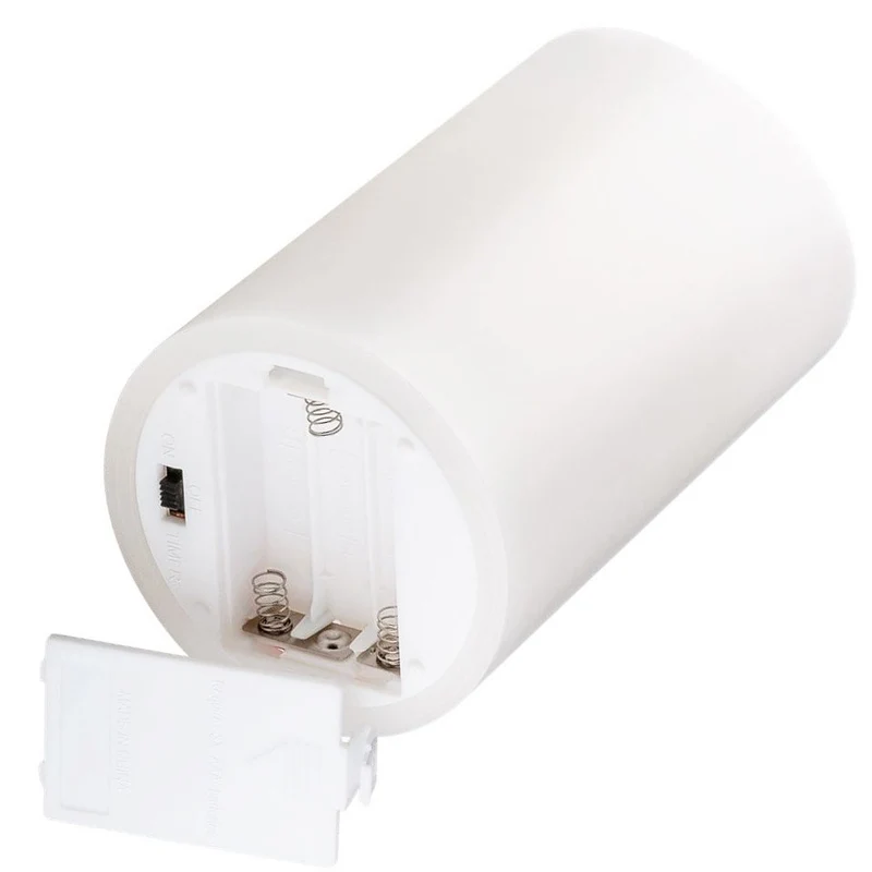 AccuCell 3er Set mit LED-Echtwachs-Kerzen mit realistischem, bewegendem Licht in warm weiß, mit Timer Funktion inklusive Batterien