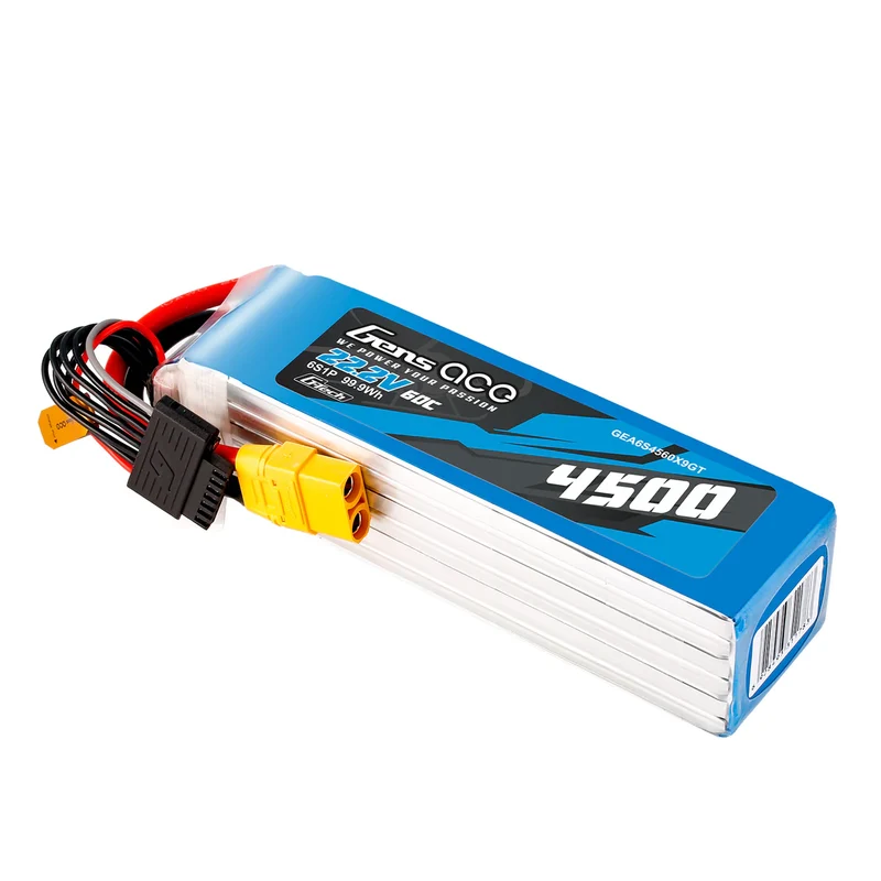 Gens Ace G-Tech 6S LiPo Akku 4500mAh 22,2V 60C 6S1P XT90 LIPO-Akkupack