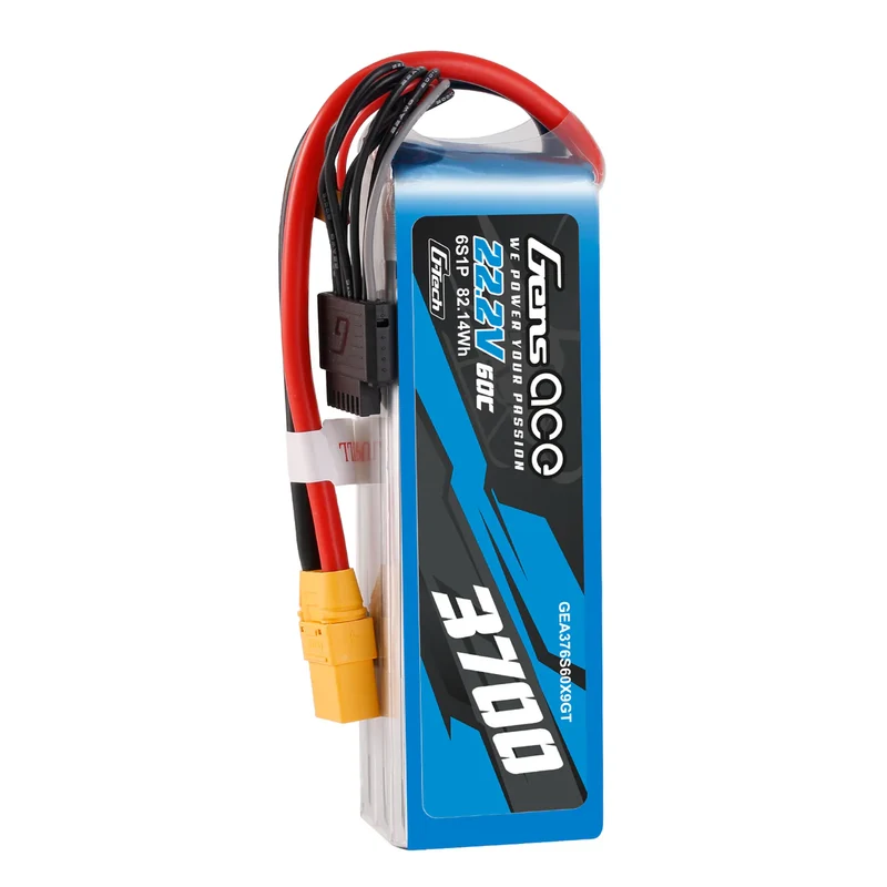 Gens Ace G-Tech 6S Lipo Akku 3700mAh 22,2V 60C 6S1P XT90 LIPO-Akku