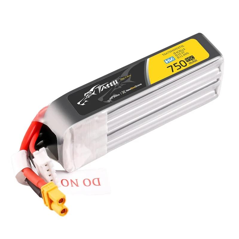 Tattu Lipo 4S LiPo Akku 750mAh 95C 4S1P 15,2V HV XT30U-F Langpackung