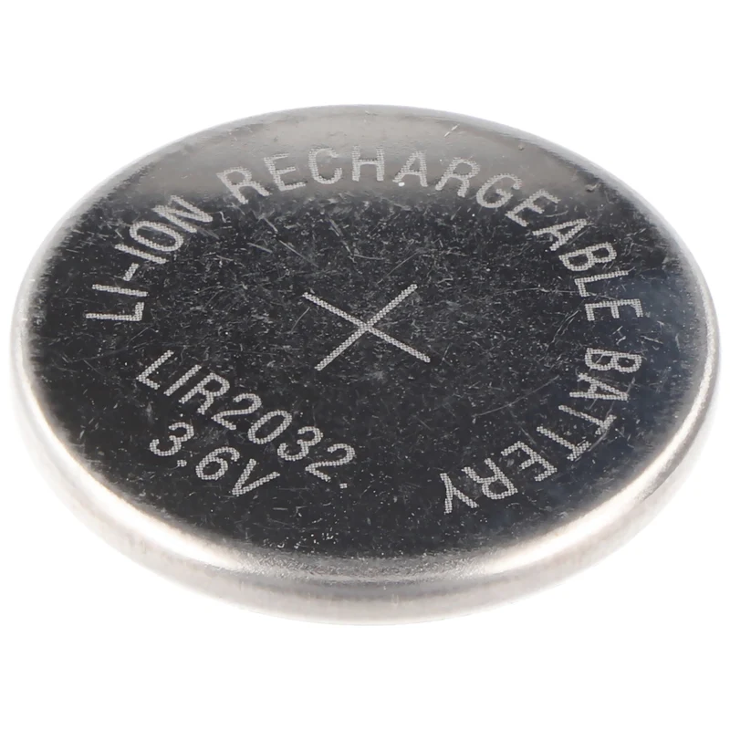 AccuCell LIR2032 Li-Ion Akku 3,6V Akku LIR 2032, 3,2 x 20 mm, 3.6V Button Cell Liion