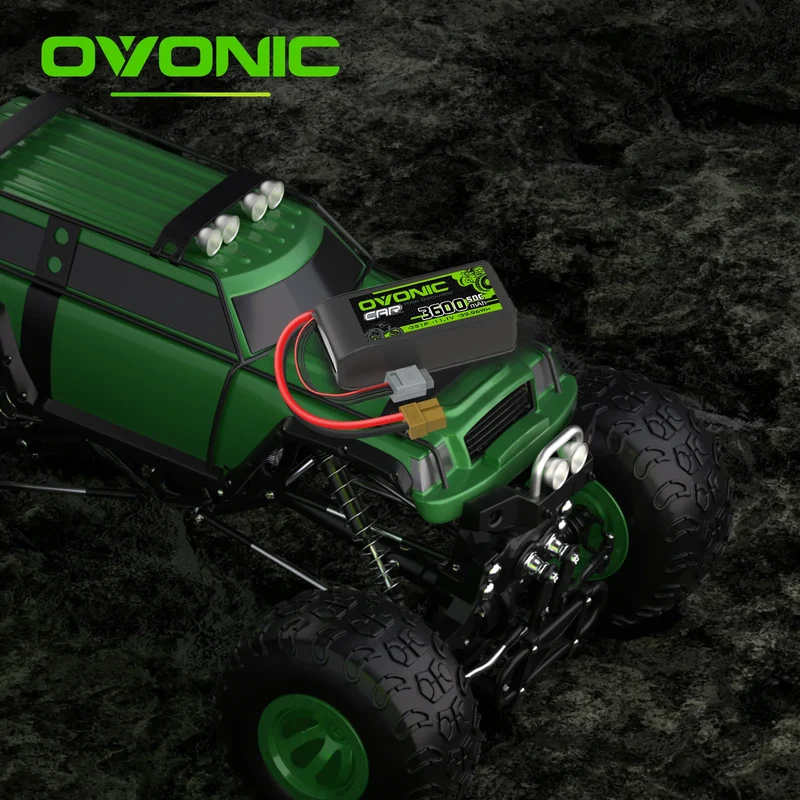Ovonic Car 3S Lipo Akku 3600mAh 3S1P 50C 11,1V Lipo Akkupack mit XT60- und EC3-Stecker