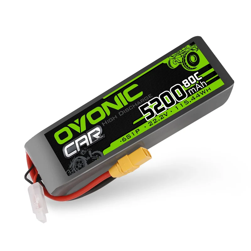 Ovonic Car 6S LiPo Akku 5200mAh 6S1P 80C 22,2V Akku mit XT90 Stecker