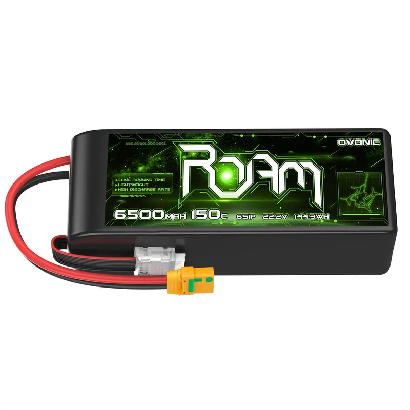 Ovonic Roam Series 6S Lipo Akku 6500mAh 6S1P 150C 22,2V und XT90-S