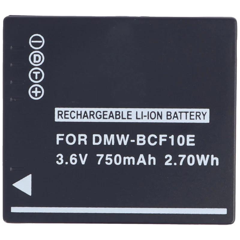 AccuCell Akku passend für den Panasonic DMW-BCF10, DMW-BCF10E, BCF-10, CGA-S/106C, , CGA-S106C Akku Li-Ion