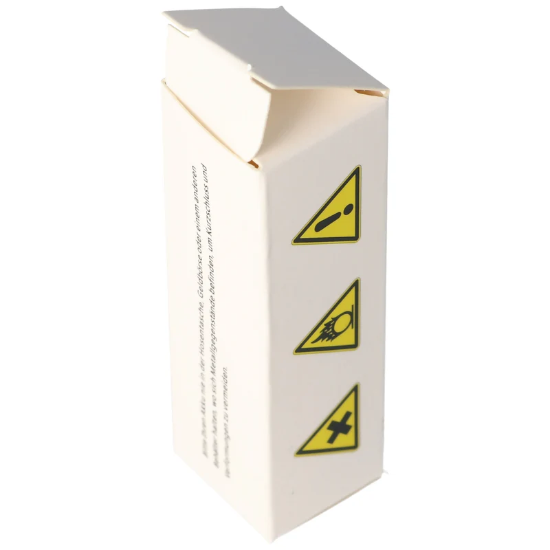 AccuCell Schutzbox aus Pappe exakt passend für 1x 21700 Akku, Aufbewahrungsbox für 21700