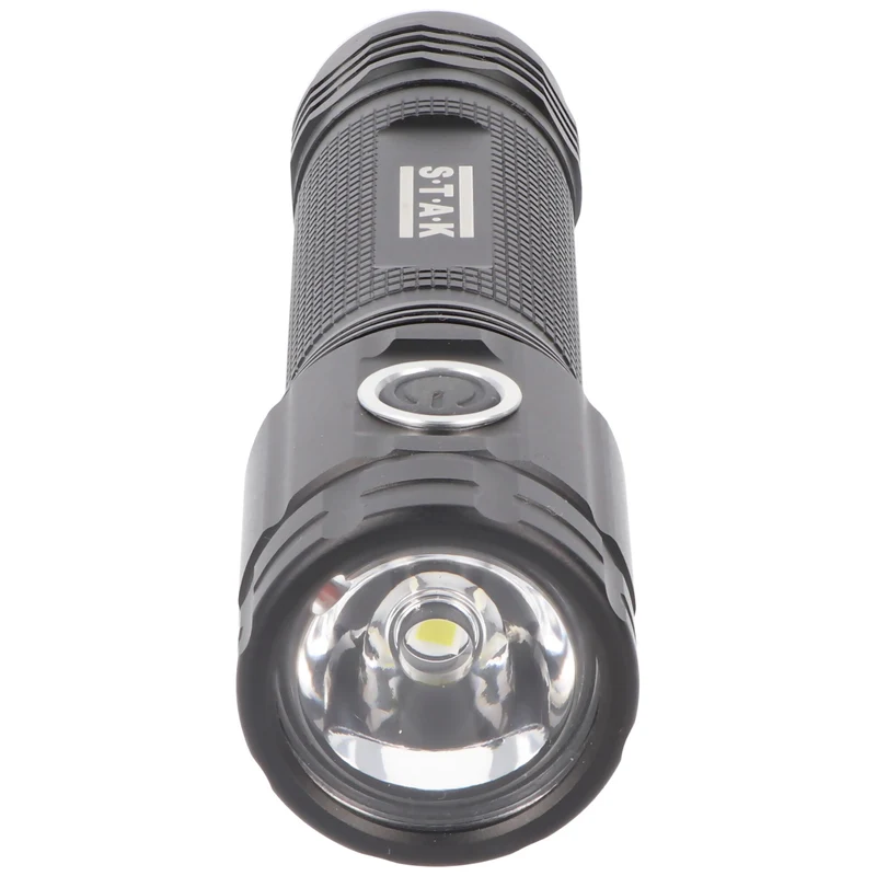 Velamp STURM: Wiederaufladbare LED-Taschenlampe 2000 Lumen, Anti-Blackout mit Wandhalterung