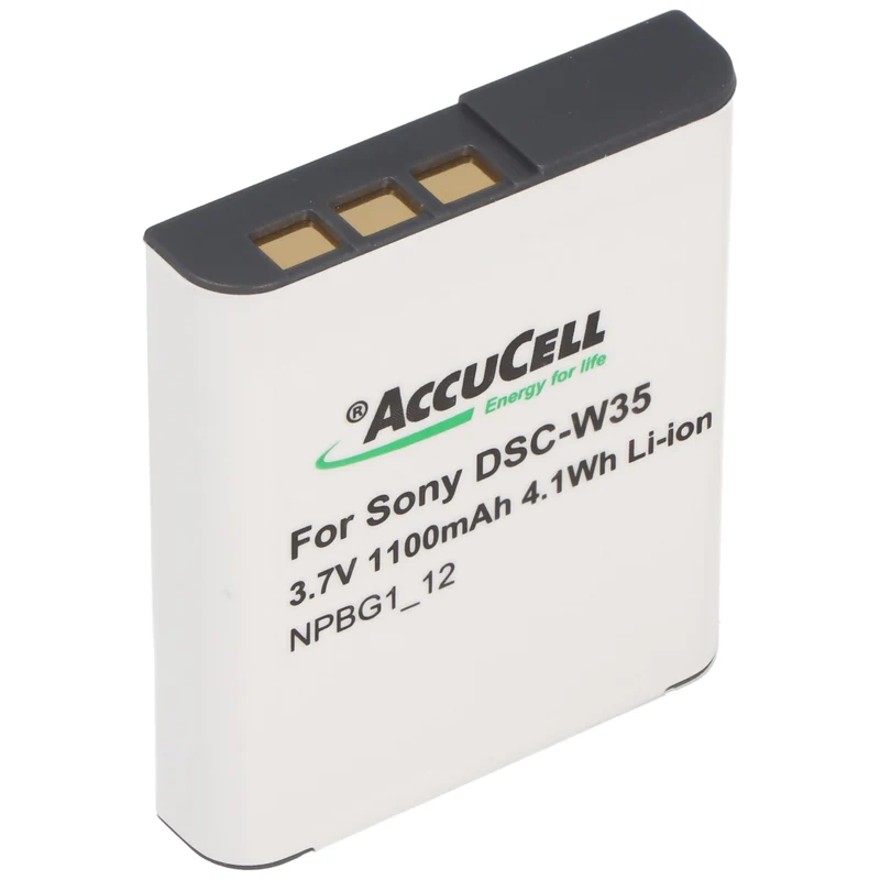 AccuCell Akku passend für Sony NP-BG1 Akku DSC-WX1, CYBER-SHOT DSC-W300