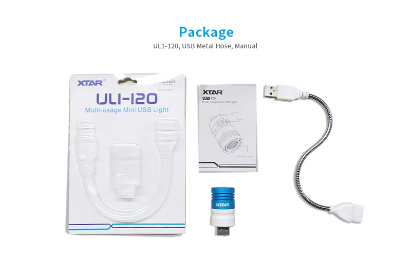 Xtar USB Taschenlampe UL1 - 120