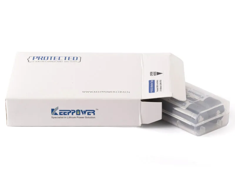 Keeppower 18650 Niedrigtemperatur Li-Ionen 3,6V - 3,7V 2900mAh Akku PCB geschützt