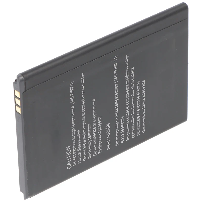 AccuCell Akku passend für ZTE Li3714T42P3h765039, ZTE Blade A3, A5, AF3, AF5, C341, T220, T221, T230, 1400mAh, 3.7V