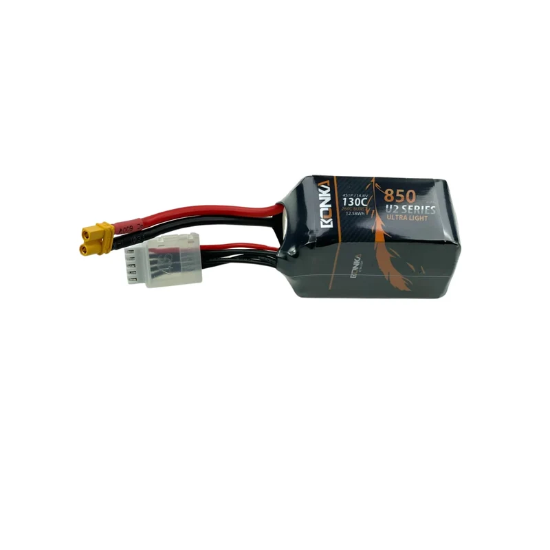 Bonka 4S 850mAh 14,8V 4S 130C FPV XT30 Lipo Akku