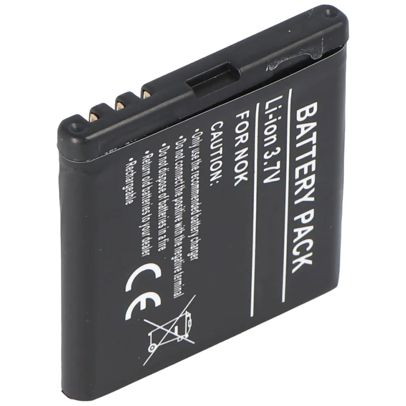 AccuCell Akku passend für Nokia 6500 slide, BP-5M, 900mAh