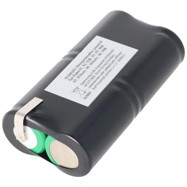 AccuCell Akkupack für Fluke ScopeMeter PM9086 Akku NiMH 4,8 Volt 4000mAh