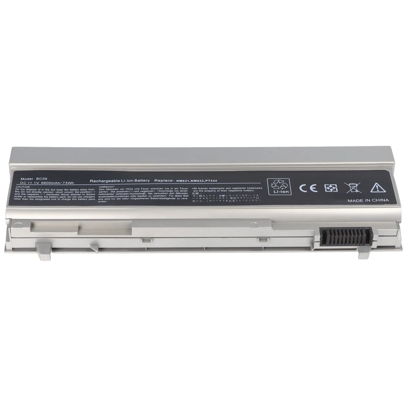 AccuCell Akku passend für Dell Latitude E6500, E6510, E6410, 6600mAh