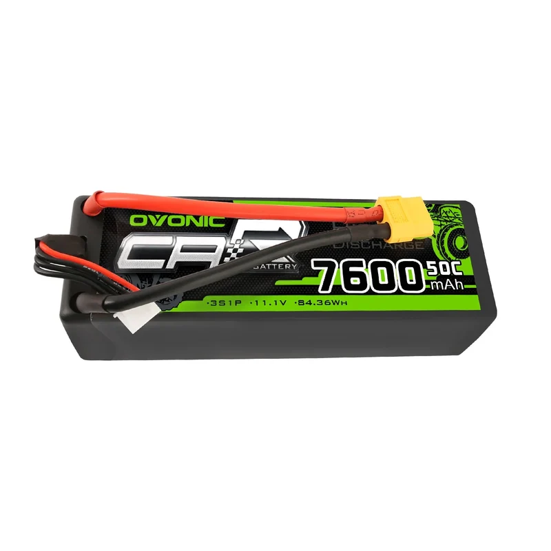 Ovonic Car 3S 7600mAh 11,1V 3S1P 50C Hardcase Lipo Akku mit XT60 Stecker