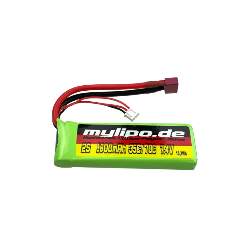 Mylipo Lipo Akku 1800mAh 7,4V 35C/70C DEAN