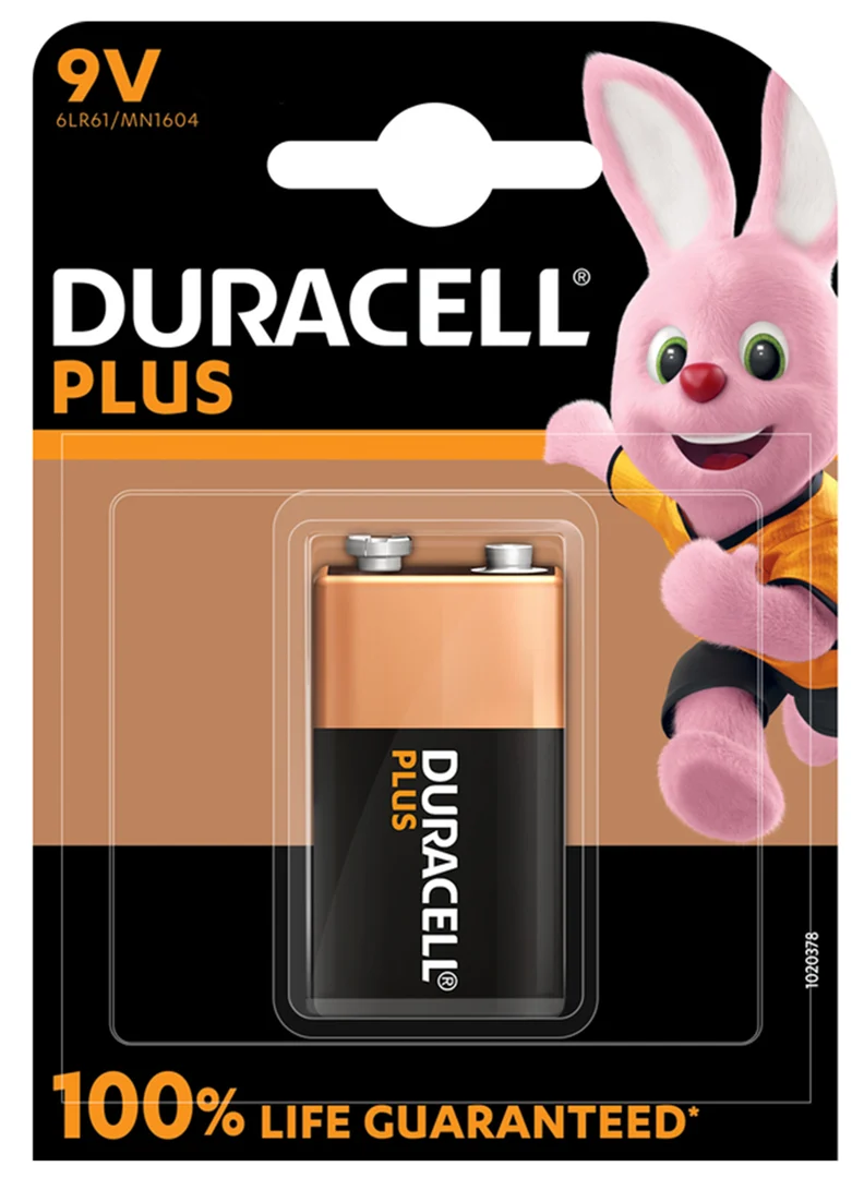 Duracell PLUS POWER 9V 6LR61 MN1604 - 1 Stück