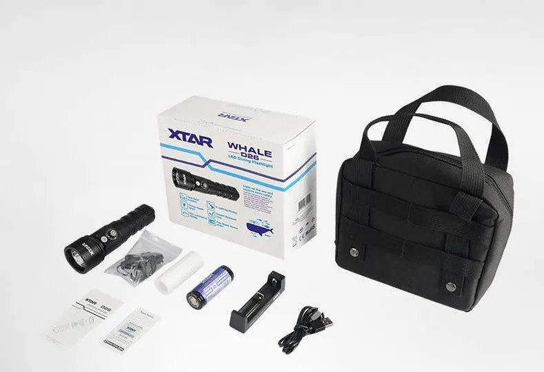Xtar Tauchlampe D26 WHALE XM-L2 U3 SET