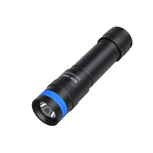 Xtar Tauchlampe D20 1000 Diving SET mit Akku und Ladegerät