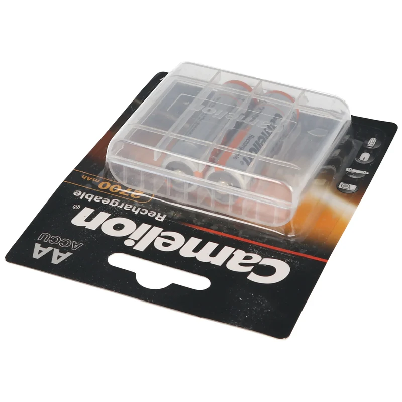 Camelion AA, Mignon LR6, HR6, NiMH Akku mit bis zu 2700mAh in 2er Blisterverpackung, Abmessungen 50,5x14,1mm