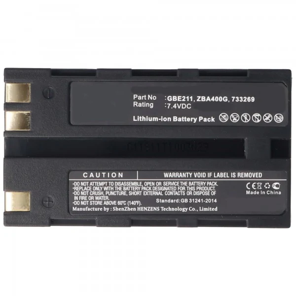 AccuCell Akku passend für Leica ATX1200, RX1200, GEB221, GEB212, GEB221, GEB90 7,4 Volt