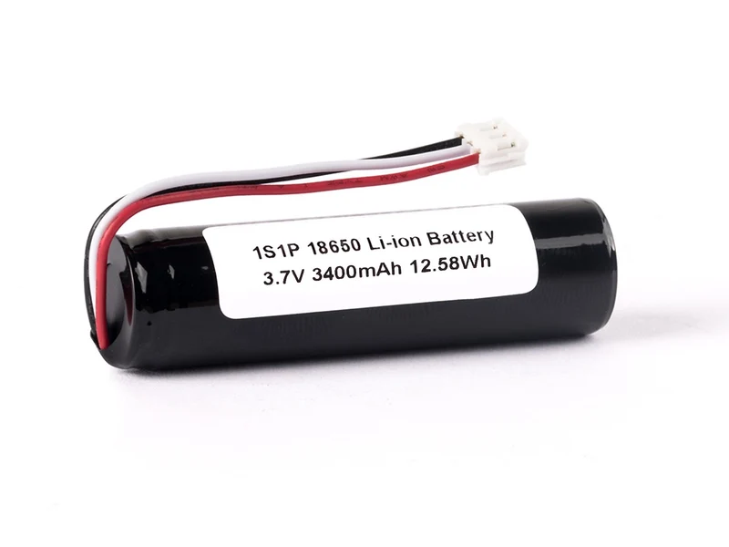 Keeppower 1S1P 18650 3400mAh 3,6V - 3,7V Li-Ion-Akku PCB/BMS geschützt mit Kabelanschluss