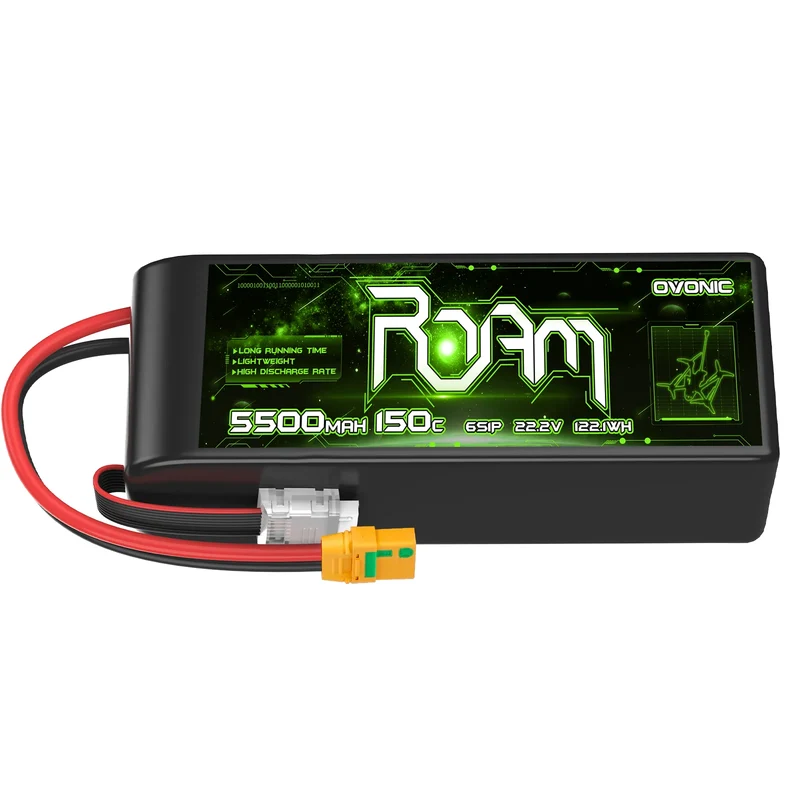 Ovonic Roam Series 6S Lipo Akku 5500mAh 6S1P 150C 22,2V XT90-S Anti-Blitz