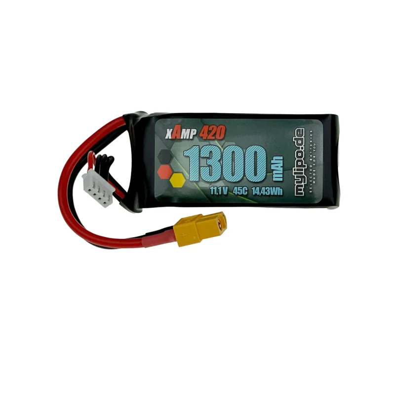 Mylipo Lipo Akku 1300mAh 11,1V 45C/90C XT30