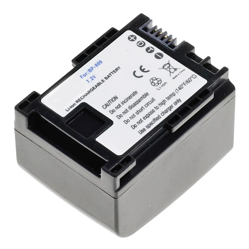 AccuCell Akku passend für Canon BP-809, HF10, HF11, HF20, HF100