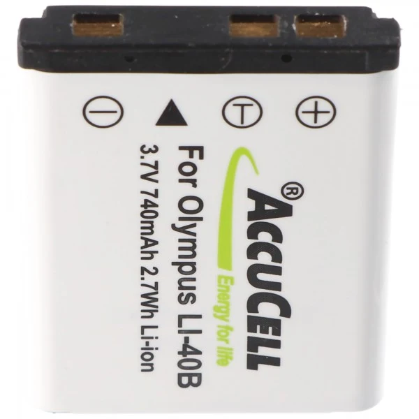 AccuCell Akku passend für Olympus LI-42B, D-630 Zoom, X-600