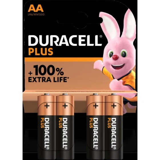 Duracell PLUS AA LR6 MN1500 Duralock - 4 Stück