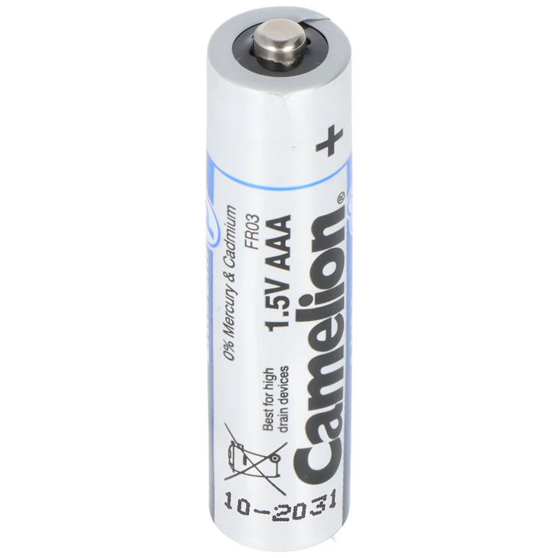 Camelion Lithium Batterie AAA, Micro, FR03, 1,5V, 2er-Blister