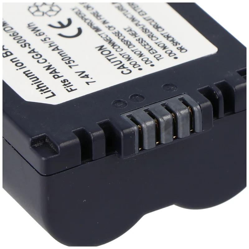 AccuCell Akku passend für Panasonic CGA-S006, DMW-BMA7, CGA-S006E