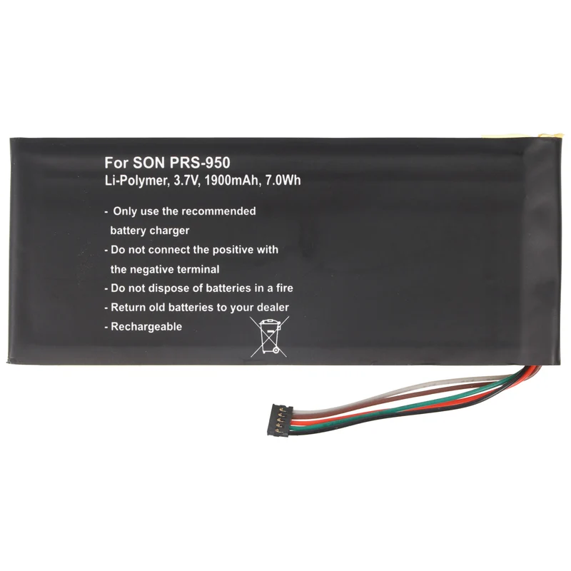 AccuCell Akku passend für den Sony PRS-950 Akku LIS1460HEPC, 3,7 Volt mit 1900mAh